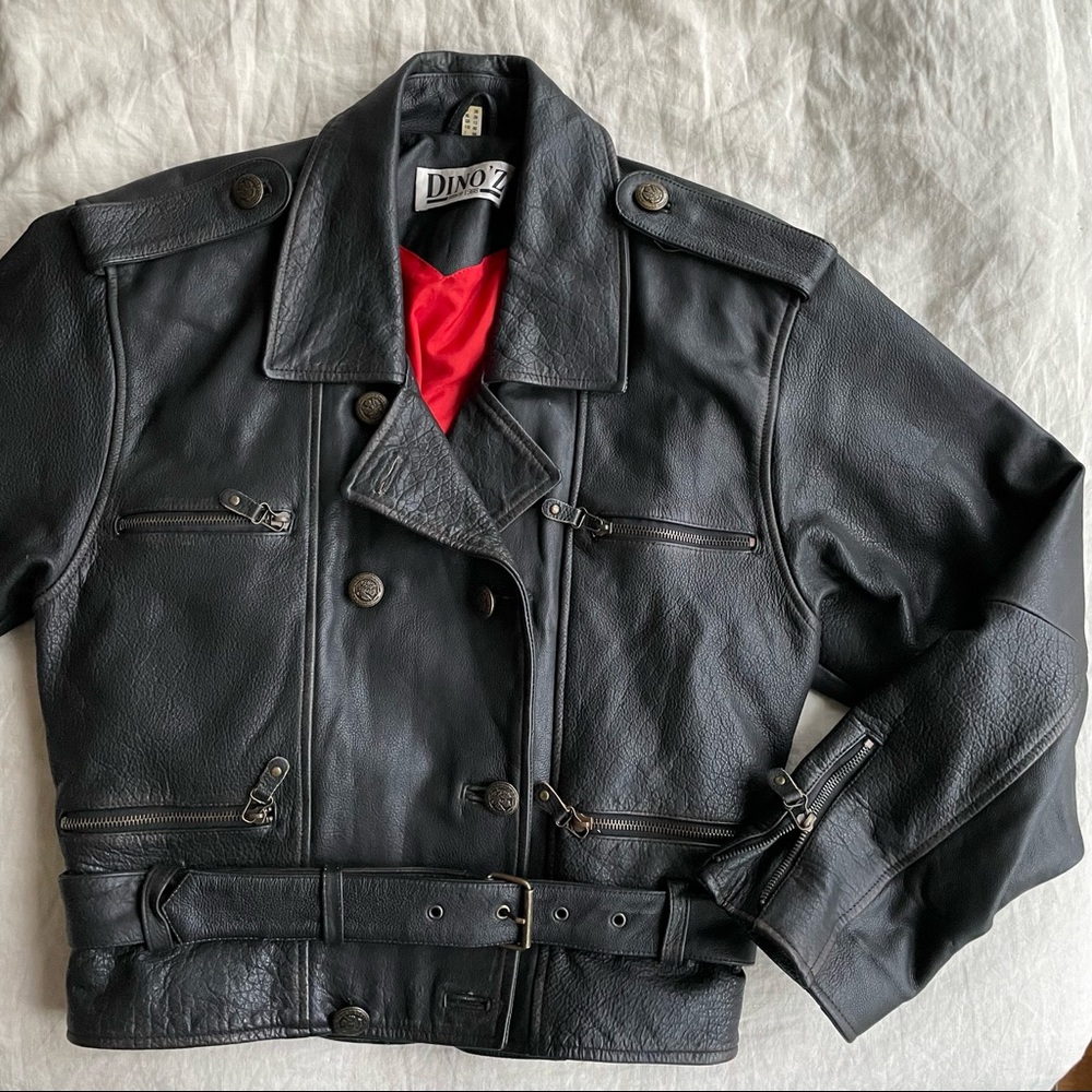Vintage Moto Leather Jacket